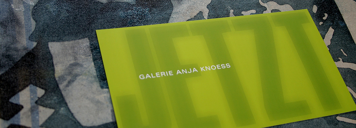 Galerie Anja Knoess - Einladung zur ersten Ausstellung